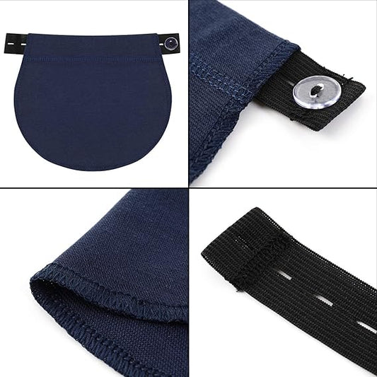 Adjustable Elastic Belly Bands 6 Pack - Maternity Support Belts for Pregnant Women - Black Grey White Dark V1258-DP02-BOL-679