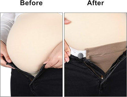 Adjustable Elastic Belly Bands 6 Pack - Maternity Support Belts for Pregnant Women - Black Grey White Dark V1258-DP02-BOL-679