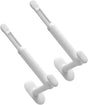 2 Pack Adjustable Hair Accessory Organizer with Hair Tie Holder White V1258-DP02-BOL-69