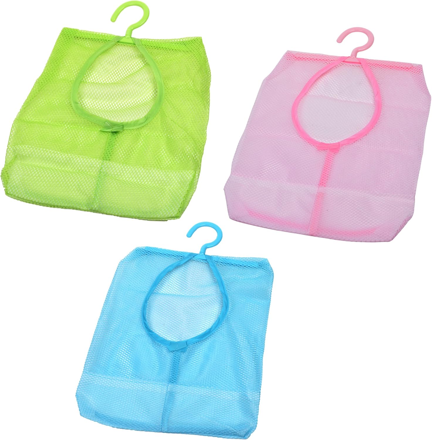 3 Pack Multifunctional Pouch Set - 29x24cm - Blue Pink Green - Versatile Storage Solution V1258-DP02-BOL-691
