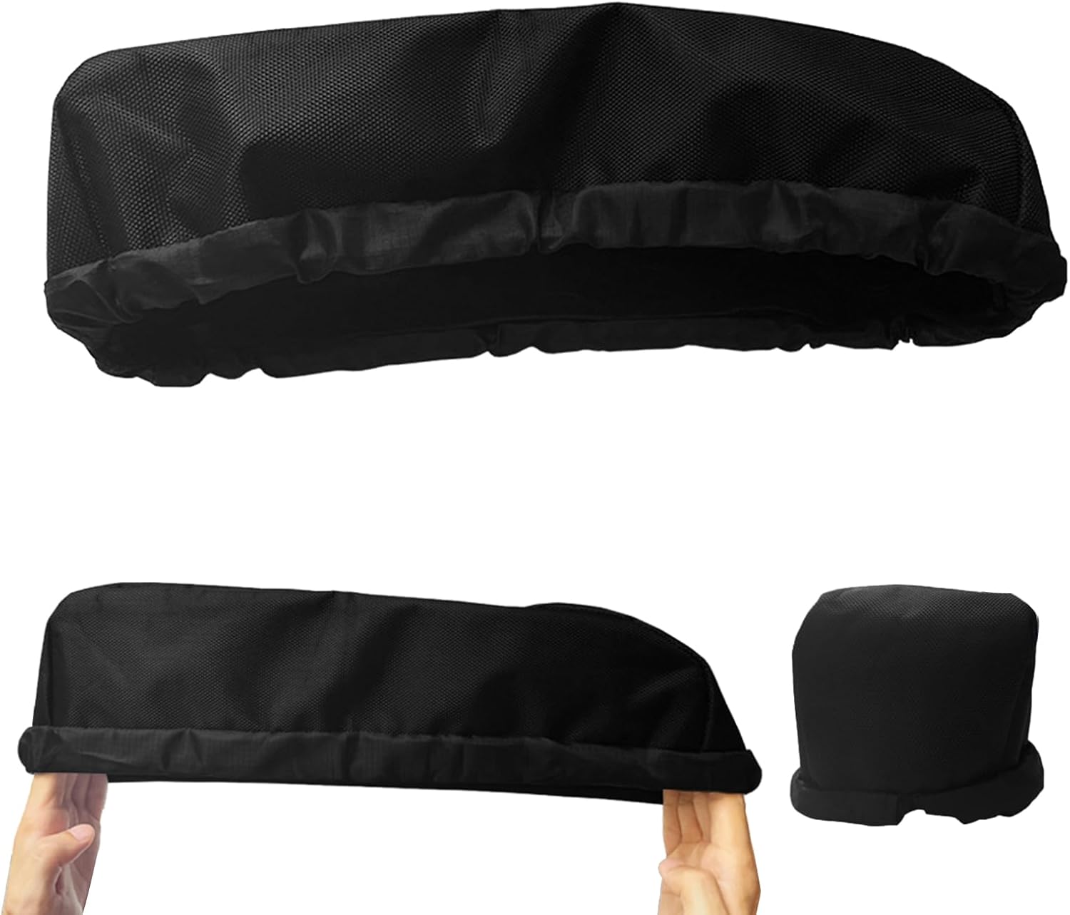 Waterproof Dustproof Bike Battery Cover Bag 37.6x10.5x11.2 cm Black Battery Protective Case V1258-DP02-BOL-694