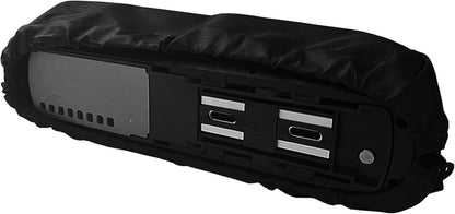 Waterproof Dustproof Bike Battery Cover Bag 37.6x10.5x11.2 cm Black Battery Protective Case V1258-DP02-BOL-694