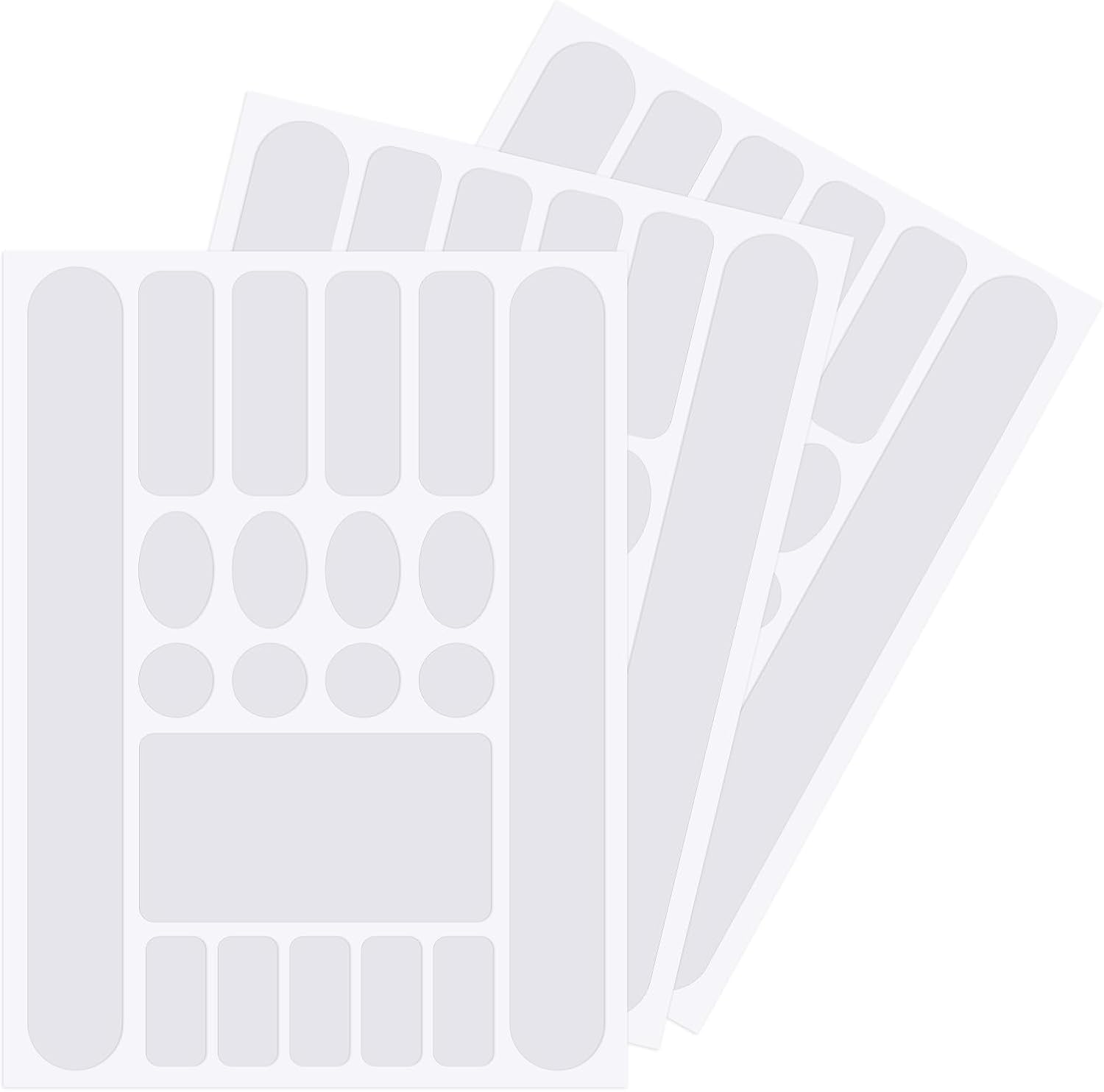 Bike Frame Protection Kit 3 Pieces Clear Anti-Scratch Invisible Protection Film White V1258-DP02-BOL-695