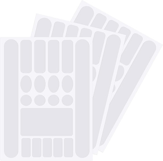 Bike Frame Protection Kit 3 Pieces Clear Anti-Scratch Invisible Protection Film White V1258-DP02-BOL-695