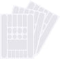 Bike Frame Protection Kit 3 Pieces Clear Anti-Scratch Invisible Protection Film White V1258-DP02-BOL-695