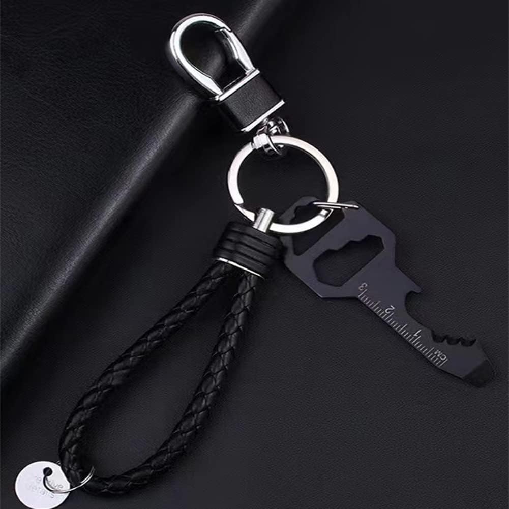 Multifunctional Can Opener Multitool - 1 Piece - Black - Includes Can Opener Hex Key Screwdriver & Ruler - V1258-DP02-BOL-7
