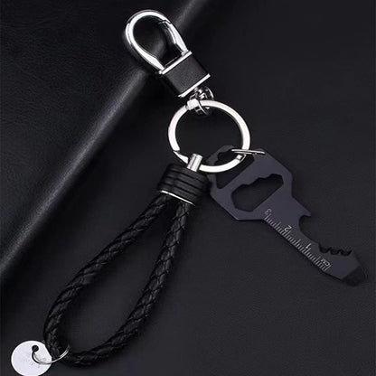 Multifunctional Can Opener Multitool - 1 Piece - Black - Includes Can Opener Hex Key Screwdriver & Ruler - V1258-DP02-BOL-7