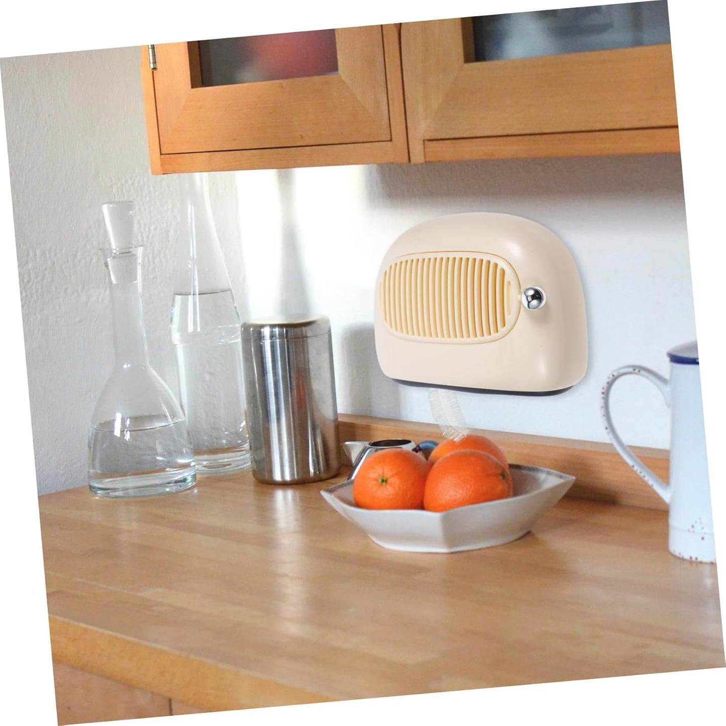 Wall-Mounted Pouch Dispenser - Multifunctional for Bathroom Kitchen Home - Yellow - 1 Piece V1258-DP02-BOL-70