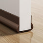 Adjustable Draft Stopper Door Strip Cushion Double Sided Draft Guard Durable Insulation 93cm Brown V1258-DP02-BOL-712