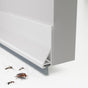 Adjustable Door Draft Stopper Self-Adhesive Weatherstrip Windproof 39 Inch White 1 Piece V1258-DP02-BOL-714