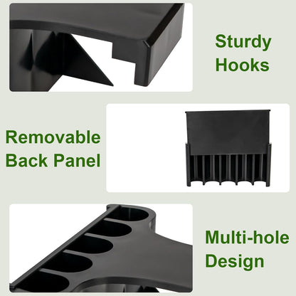 Hydroponic Aquarium Plant Holder 2 Pack Black 9x9x6cm for Aquascape Plant Cultivation V1258-DP02-BOL-716