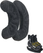 Junior Ice Hockey Figure Skating Hard Blade Guards Universal Black Pair V1258-DP02-BOL-723