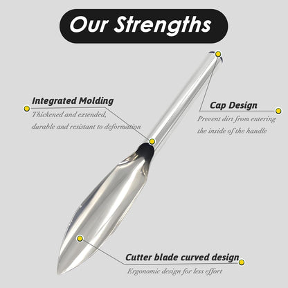 2 Pack Ergonomic Garden & Beach Shovel - Heavy Duty Gardening Tool for Kids and Adults V1258-DP02-BOL-727