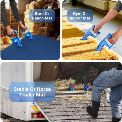 Mat Fastening Set Easy Mat Moving Tool Horse Mat Pull Strap Rubber Gym Mat V1258-DP02-BOL-73
