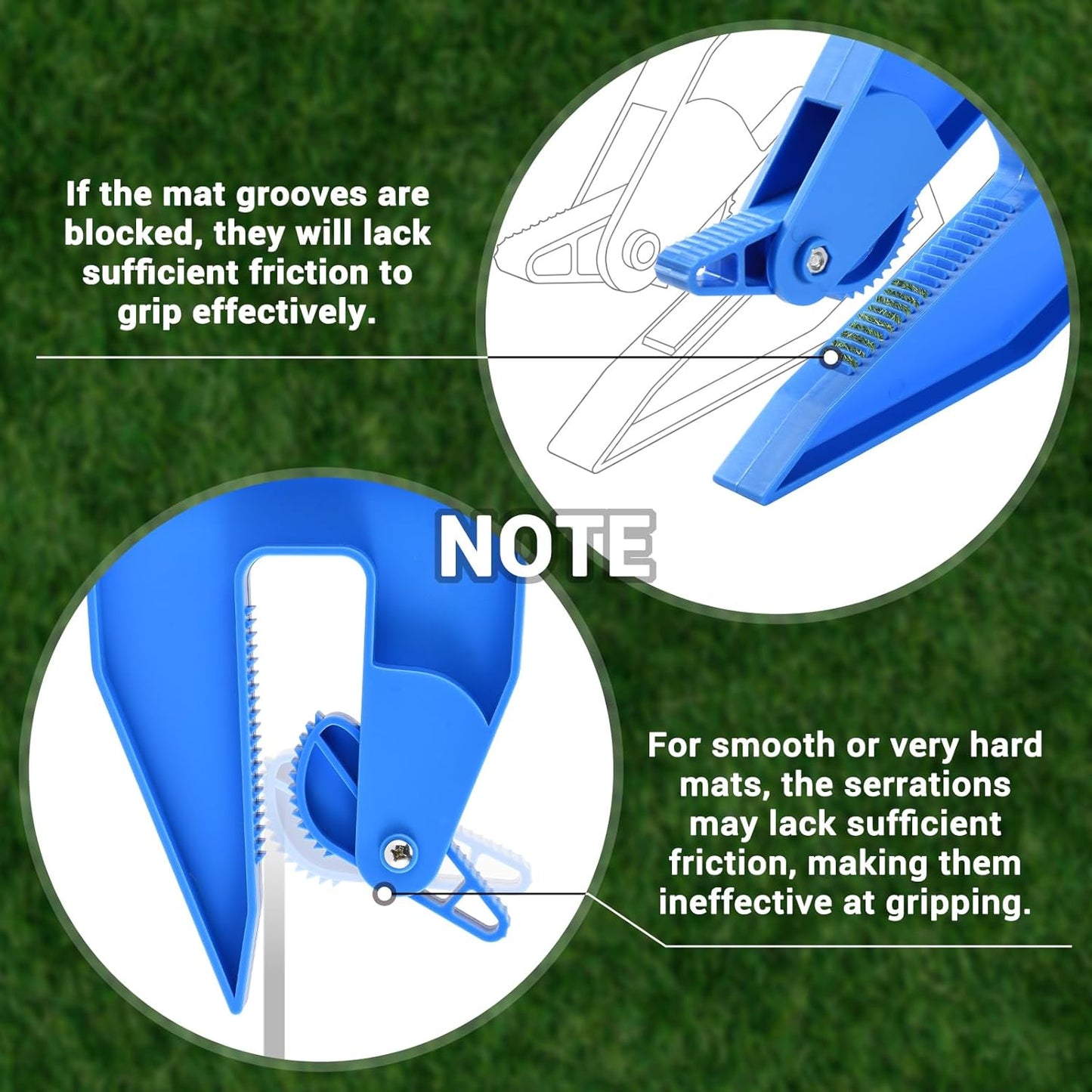Mat Fastening Set Easy Mat Moving Tool Horse Mat Pull Strap Rubber Gym Mat V1258-DP02-BOL-73