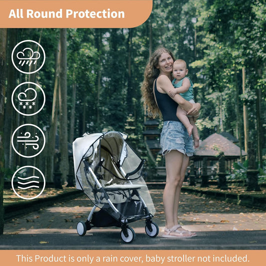 Universal Stroller Cover - Waterproof & Breathable - Non-Toxic - For Buggy & Pram - 1 Piece V1258-DP02-BOL-736