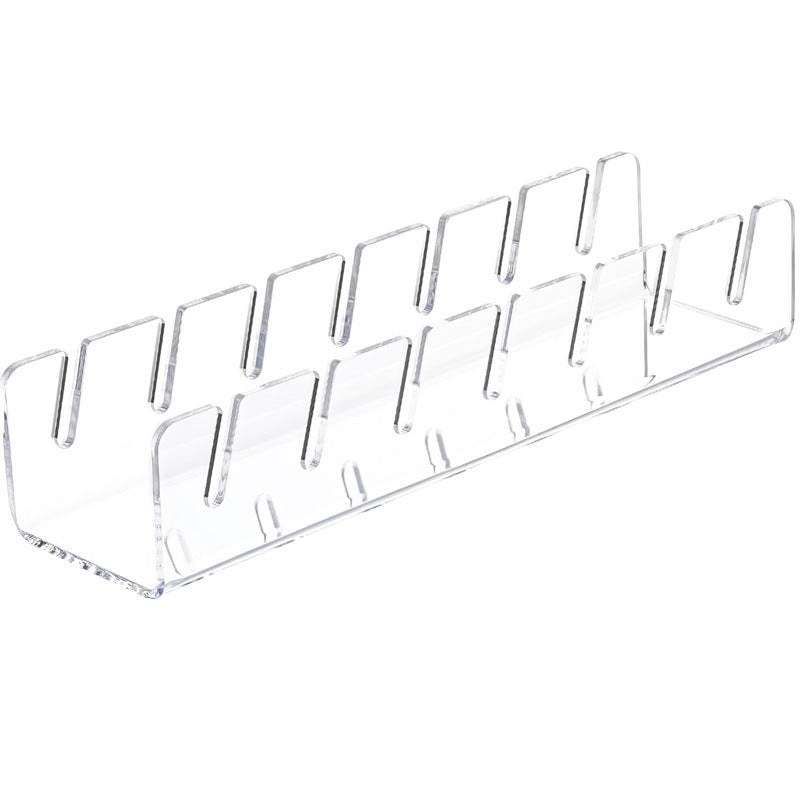 Acrylic Hat Organizer for 7 Hats No Drilling Required Transparent Hat Holder Gift for Men V1258-DP02-BOL-738
