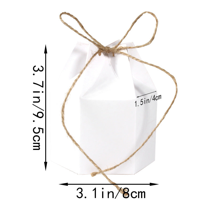 9 Pack Kraft Paper Gift Boxes with Jute String for Treats Party Wedding Favors V1258-DP02-BOL-742