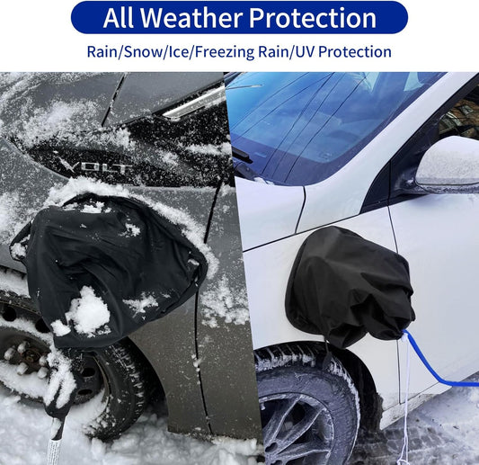Magnetic EV Charging Port Protector - Waterproof Cover for Electric Cars - Weatherproof against Rain & Snow - V1258-DP02-BOL-743