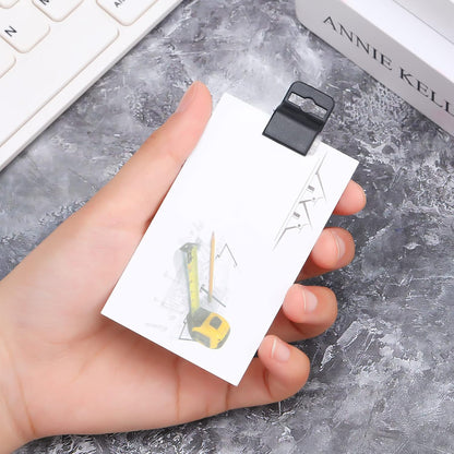 20 Black Card Holder Clips for ID Cards & Access Passes V1258-DP02-BOL-744