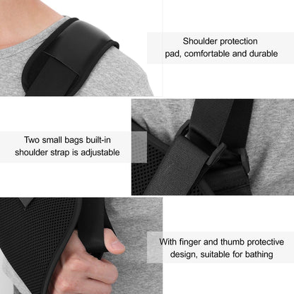 Adjustable Breathable Arm Sling Shoulder Immobilizer Support Brace Universal for Men Women Left Right Arm V1258-DP02-BOL-760