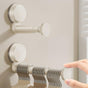 2 Pack Telescopic Rod Suction Cup Hanger Holder Wall Mounted Clothes Organizer V1258-DP02-BOL-77