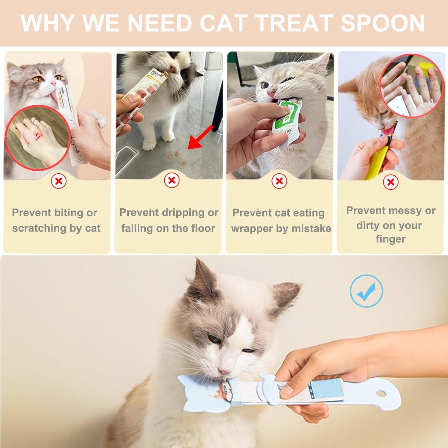 2 Pack Lollipop Gummy Grabbers - Fun Candy Pinchers - Spoon for Liquid Snacks & Wet Food V1258-DP02-BOL-773