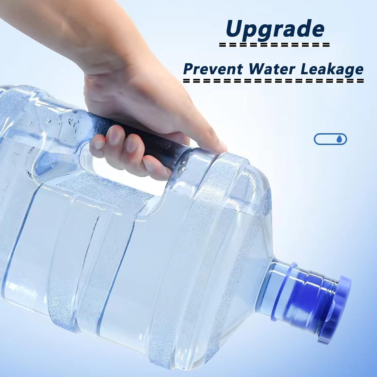 5 Gallon Water Kettle Lid Set of 4 Reusable Silicone Leakproof Bottle Lids V1258-DP02-BOL-78