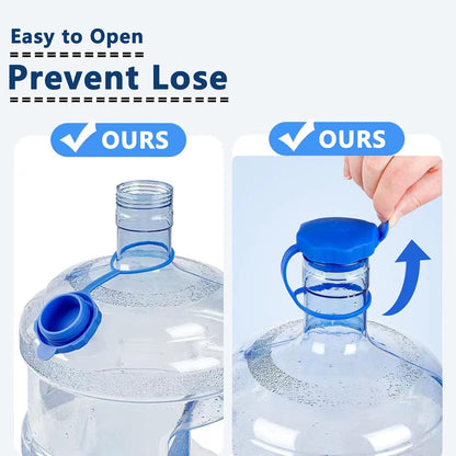 5 Gallon Water Kettle Lid Set of 4 Reusable Silicone Leakproof Bottle Lids V1258-DP02-BOL-78