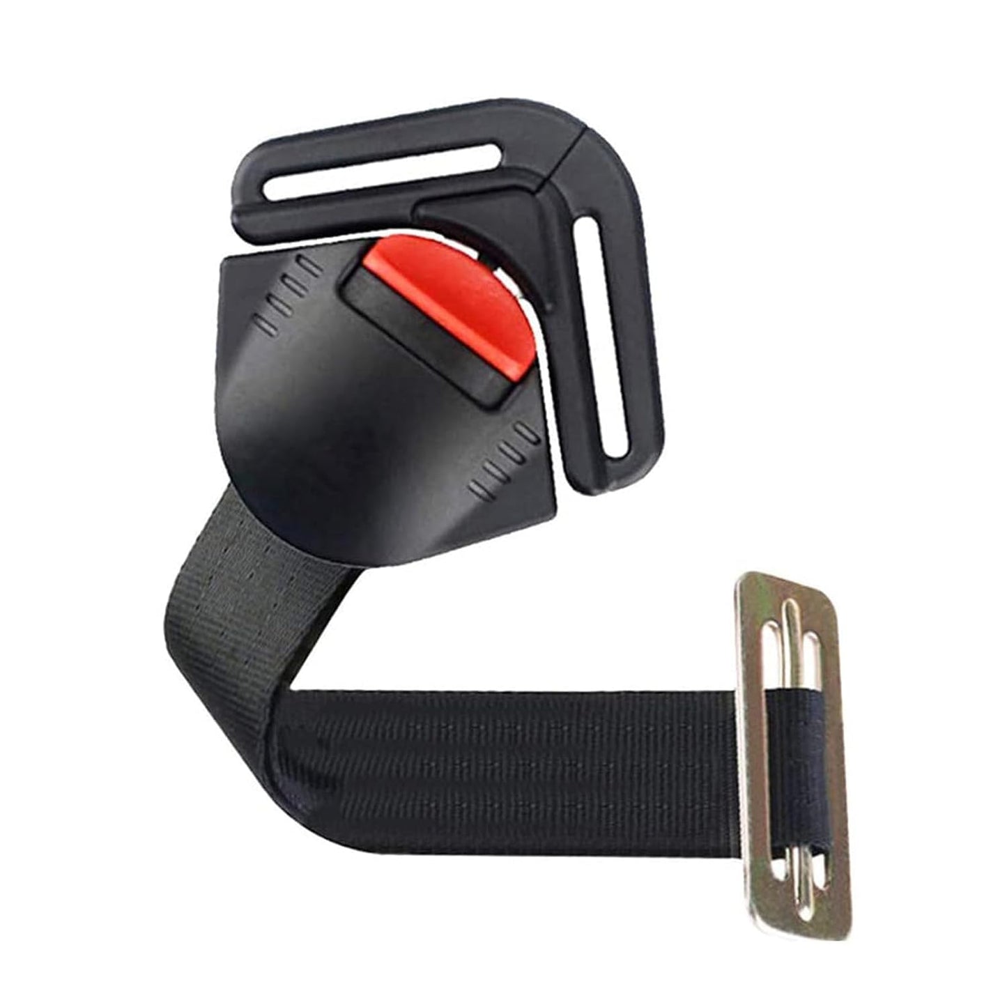 Universal Child Car Seat Safety Lock Replacement for 5-Point Harness - Black - Buggy & Baby Seat Compatible - V1258-DP02-BOL-783
