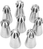 8-Piece Piping Nozzles Set for Cake Cupcake Cookies - Flower Decoration Tools V1258-DP02-BOL-785