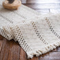 Macrame Table Runner 30x180 cm Handmade Cotton Linen Boho Style Beige Decorative Tablecloth V1258-DP02-BOL-796