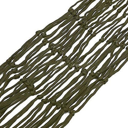 Green Nylon Hammock Net Breathable Mesh Lightweight Portable Quick-Drying for Camping Garden Travel 1 Piece V1258-DP02-BOL-8