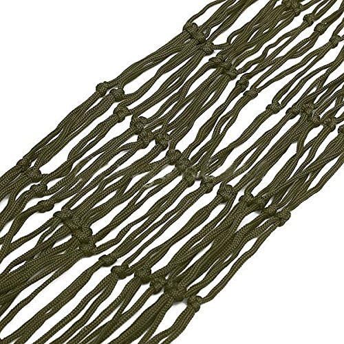 Green Nylon Hammock Net Breathable Mesh Lightweight Portable Quick-Drying for Camping Garden Travel 1 Piece V1258-DP02-BOL-8