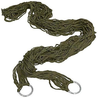 Green Nylon Hammock Net Breathable Mesh Lightweight Portable Quick-Drying for Camping Garden Travel 1 Piece V1258-DP02-BOL-8