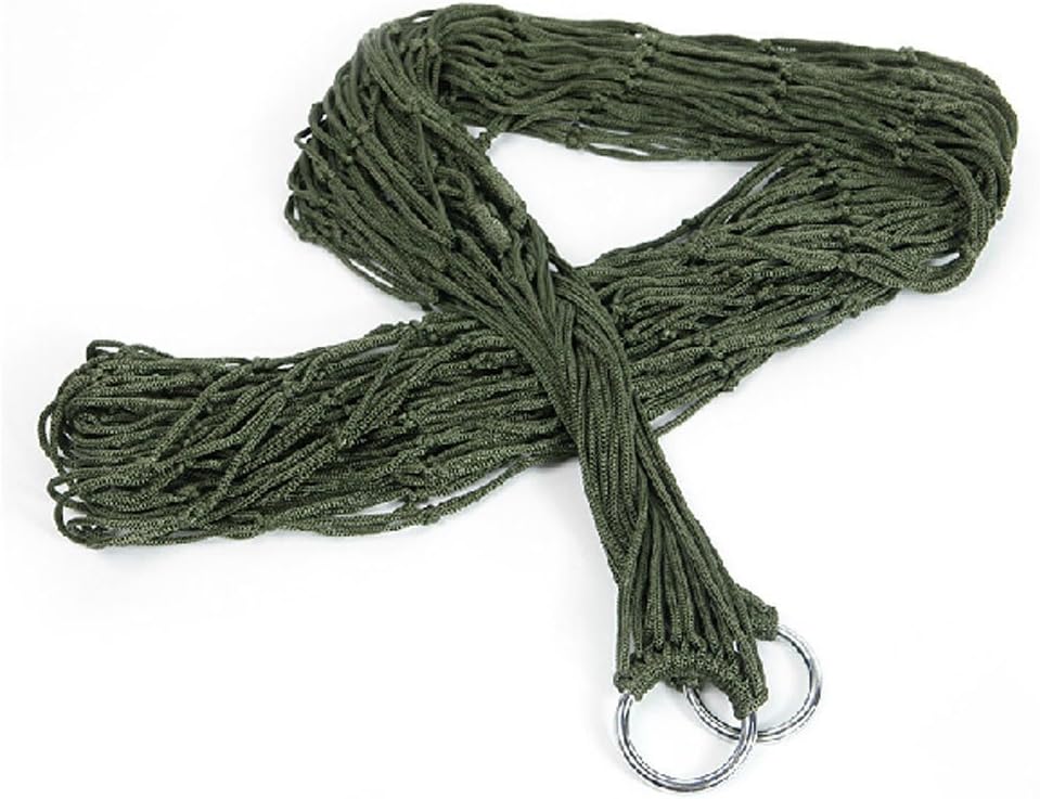 Green Nylon Hammock Net Breathable Mesh Lightweight Portable Quick-Drying for Camping Garden Travel 1 Piece V1258-DP02-BOL-8