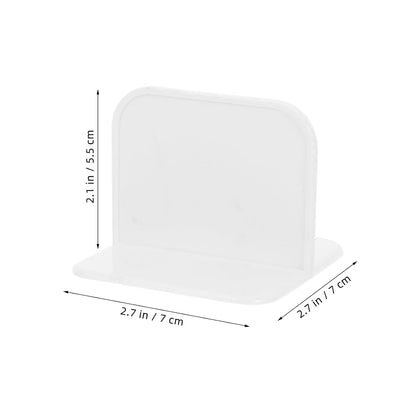 4-Piece White Anti-Slip Fence Base Stabilizer Set for Fence Support and Safety V1258-DP02-BOL-80