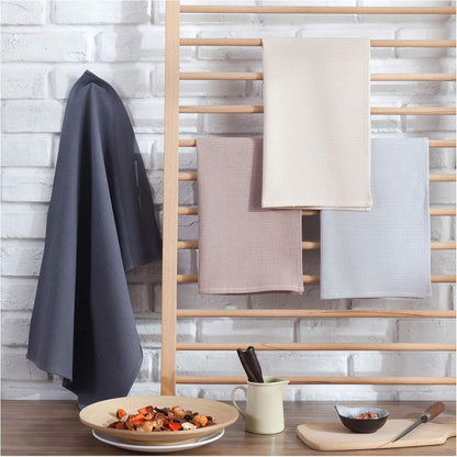 4-Piece Kitchen Towel Set 100% Cotton 43x65cm Highly Absorbent Quick Drying Multifunctional V1258-DP02-BOL-803
