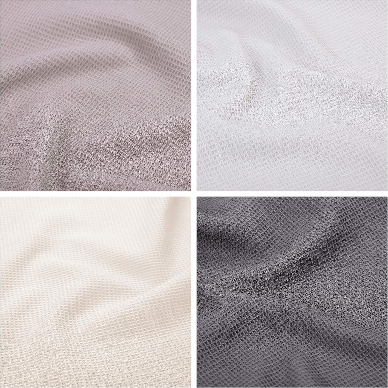 4-Piece Kitchen Towel Set 100% Cotton 43x65cm Highly Absorbent Quick Drying Multifunctional V1258-DP02-BOL-803
