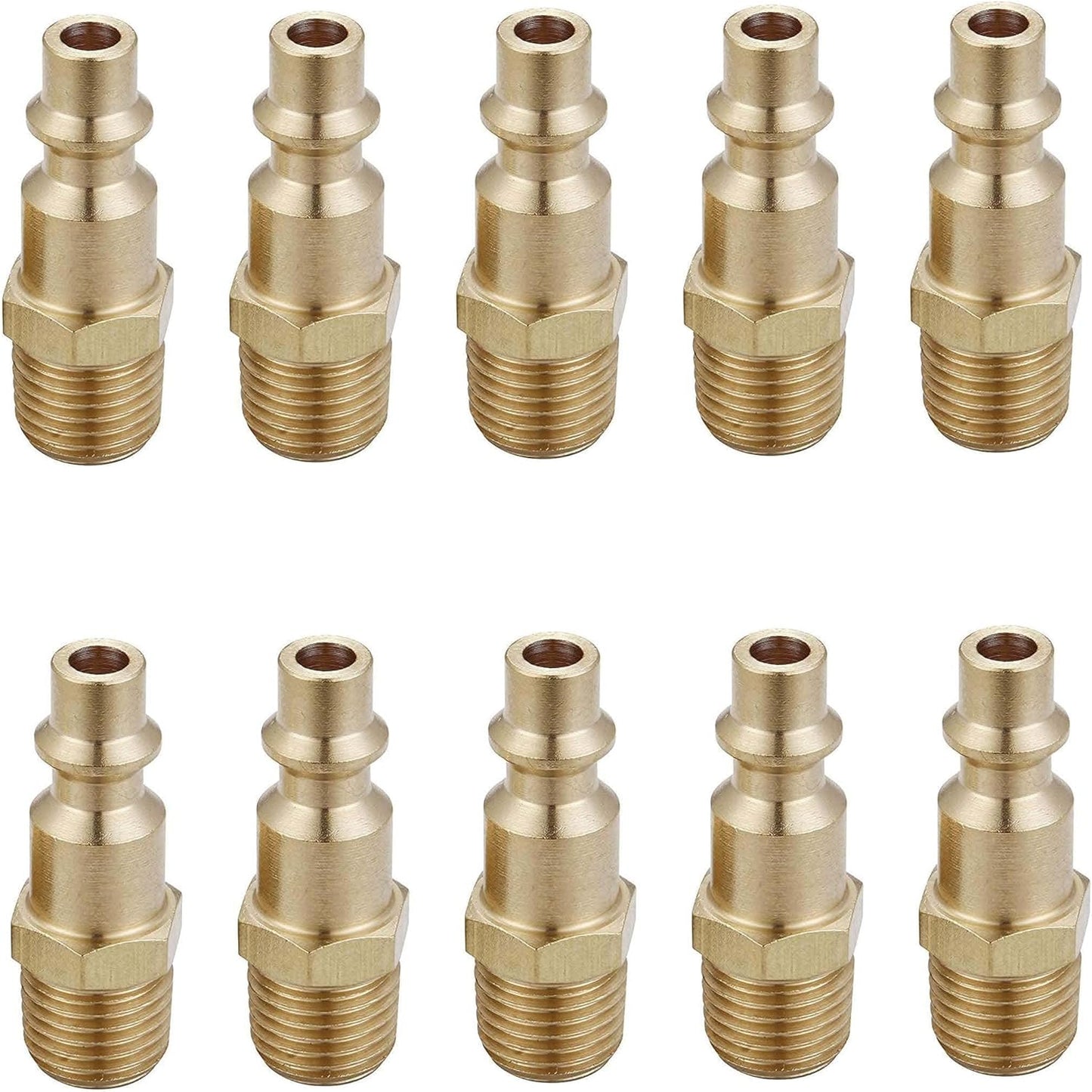 10 Pack 1/4 Inch Adapters/Connectors - General Purpose, Durable & Rustproof V1258-DP02-BOL-809