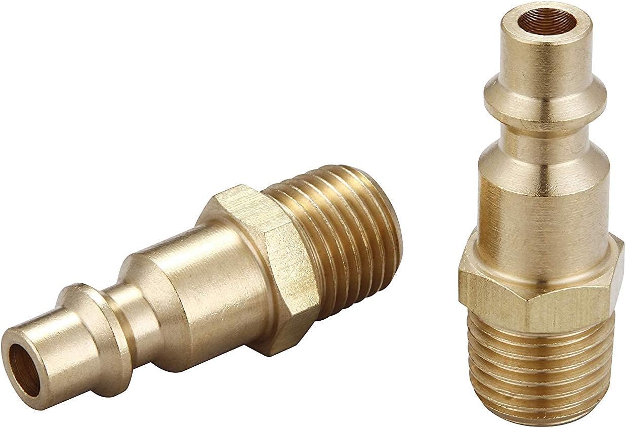 10 Pack 1/4 Inch Adapters/Connectors - General Purpose, Durable & Rustproof V1258-DP02-BOL-809