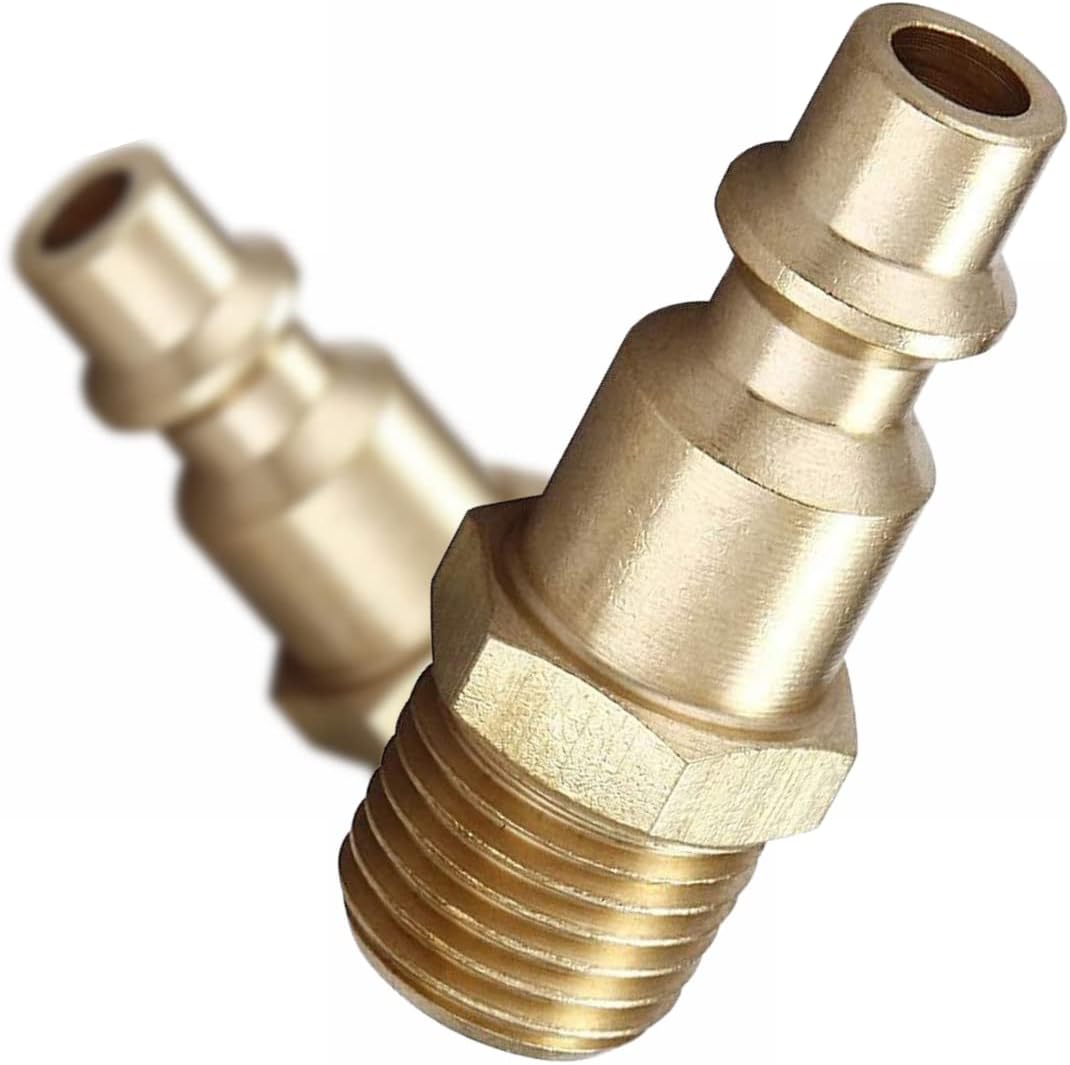 10 Pack 1/4 Inch Adapters/Connectors - General Purpose, Durable & Rustproof V1258-DP02-BOL-809