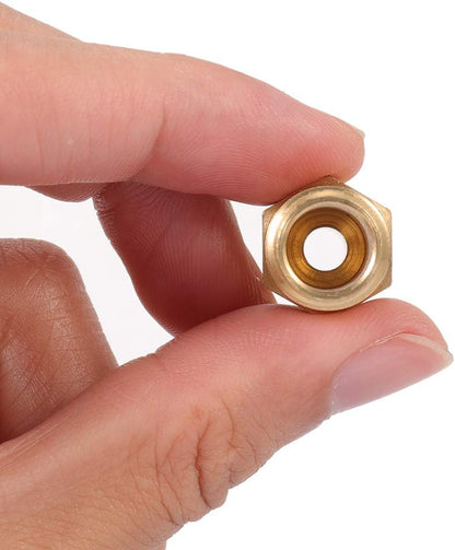 10 Pack 1/4 Inch Adapters/Connectors - General Purpose, Durable & Rustproof V1258-DP02-BOL-809