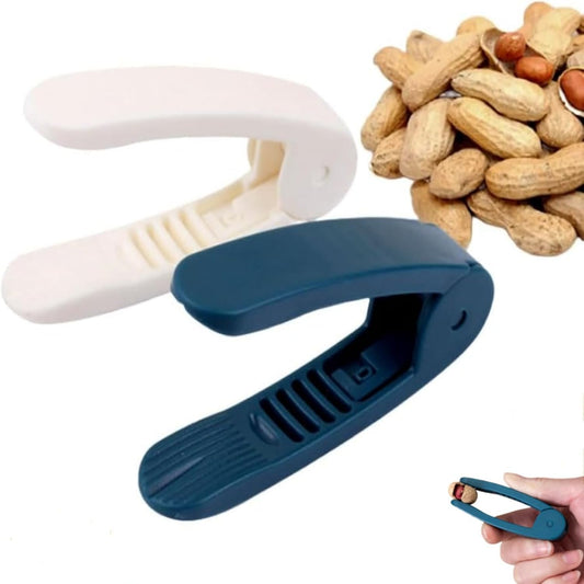2 Pack Manual Nut Peeler Clip for Peanuts Pistachios Chestnuts Sunflower Seeds Watermelon Seeds - Handheld V1258-DP02-BOL-81