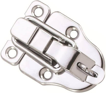 10 Pack Silver Hasp Locks 59mm with Screws Universal Chest Hardware Secure Locking Solution V1258-DP02-BOL-810