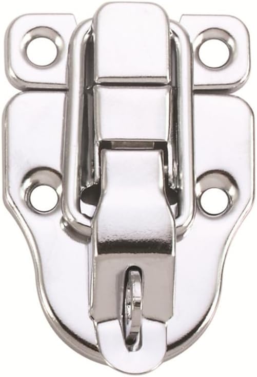 10 Pack Silver Hasp Locks 59mm with Screws Universal Chest Hardware Secure Locking Solution V1258-DP02-BOL-810