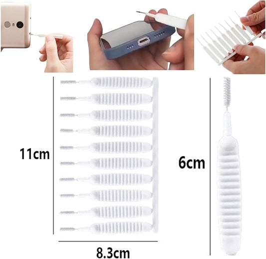 40 Pack Anti-Limescale Precision Cleaning Brushes - Multifunctional Detail Brushes for Small Holes and V1258-DP02-BOL-815