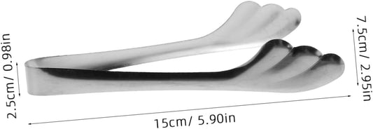 1 Piece Reusable Stainless Steel Food Clip Ice Salad Buffet Retro Angel Wing Design V1258-DP02-BOL-84