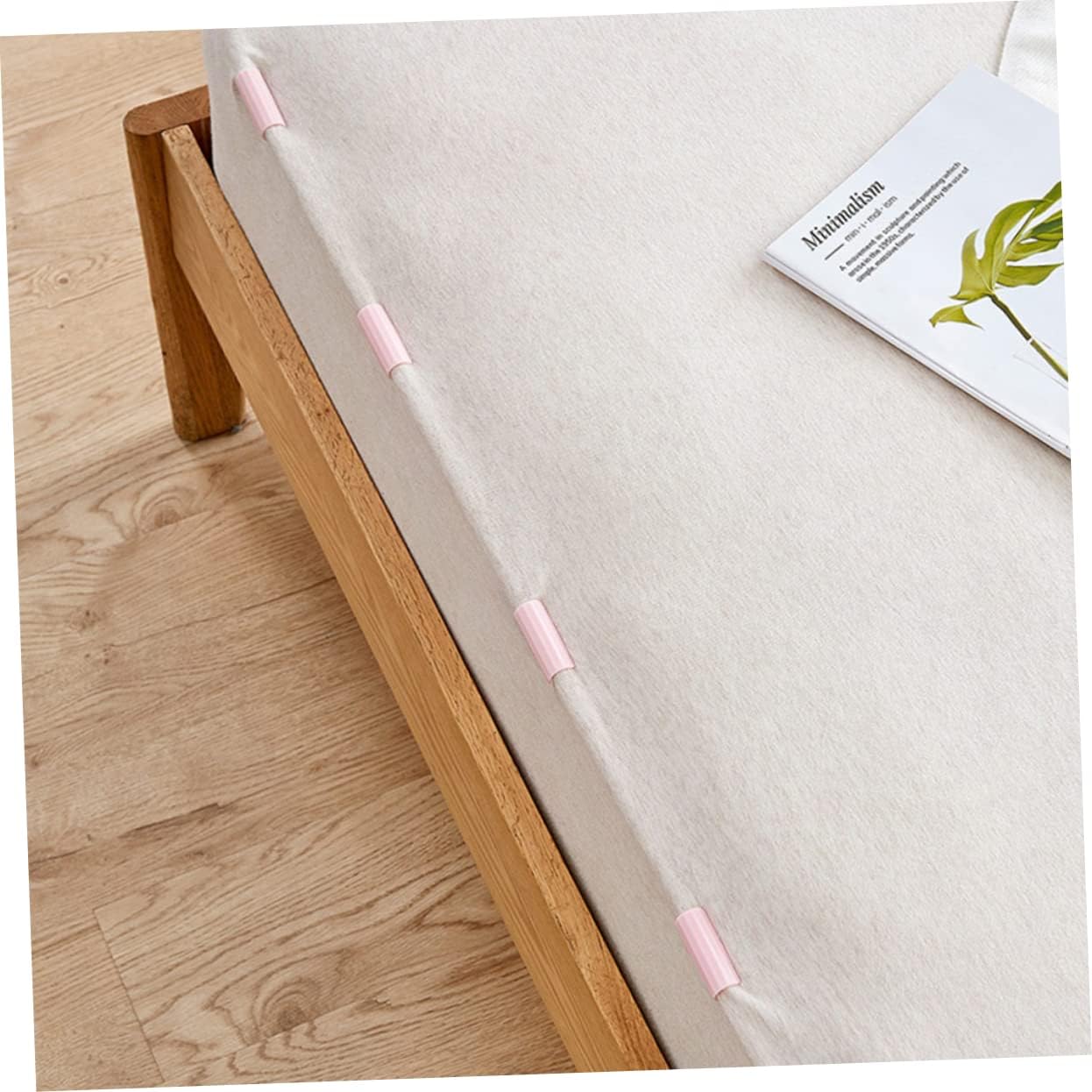 6 Pack Silicone Sheet Holders Anti-Slip Bed Sheet Clips for Mattress & Duvet V1258-DP02-BOL-85