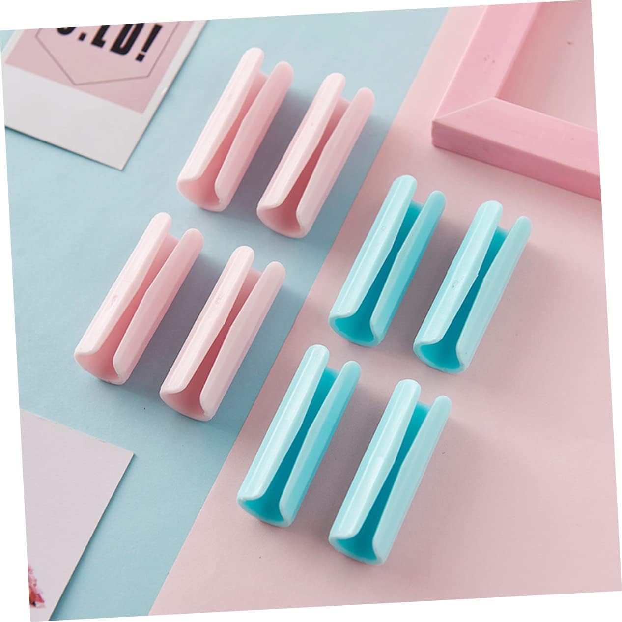 6 Pack Silicone Sheet Holders Anti-Slip Bed Sheet Clips for Mattress & Duvet V1258-DP02-BOL-85